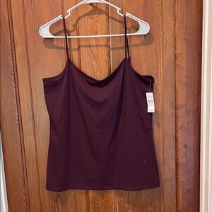 Ann Taylor Deep Burgundy Camisole